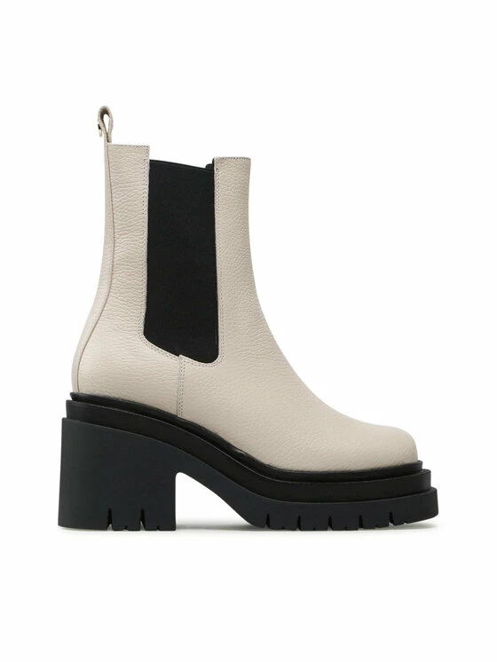 Karino Γυναίκες Biker Μποτάκια Μποτάκια 4466/001-F Μπεζ - Image 2