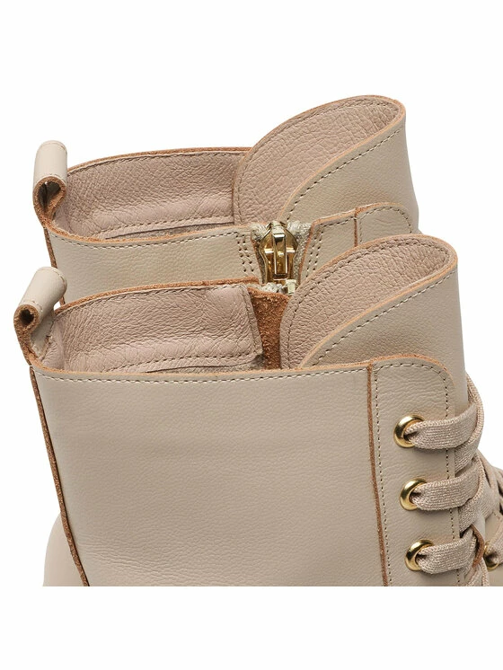 Karino Γυναίκες Biker Μποτάκια Μποτάκια 4484/001-F Μπεζ - Image 5