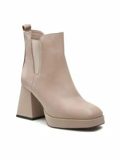 Karino Γυναίκες Biker Μποτάκια Μποτάκια 4502/001-P Μπεζ