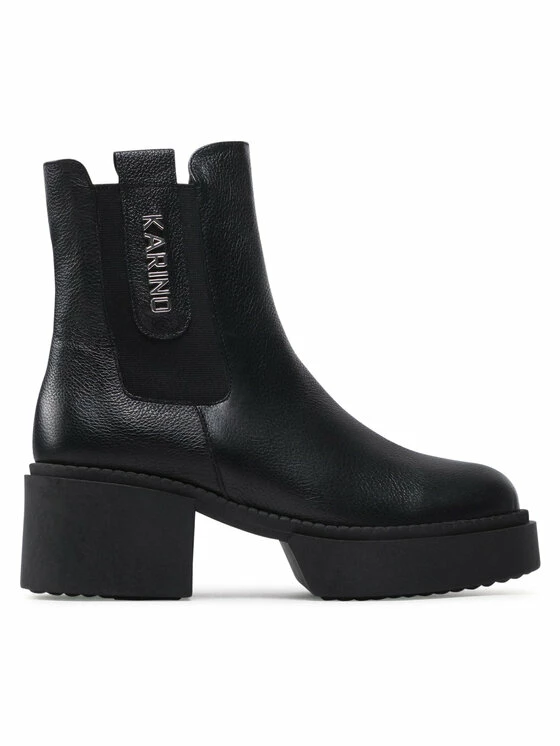Karino Γυναίκες Biker Μποτάκια Μποτάκια 4462/126-F Μαύρο - Image 2