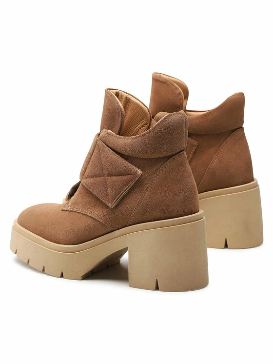 Karino Γυναίκες Biker Μποτάκια Μποτάκια 4485/005 Καφέ - Image 3