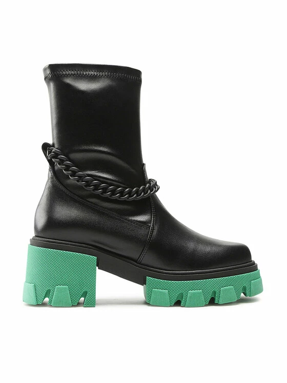 Karino Γυναίκες Biker Μποτάκια Μποτάκια 4477/076-F Μαύρο - Image 2