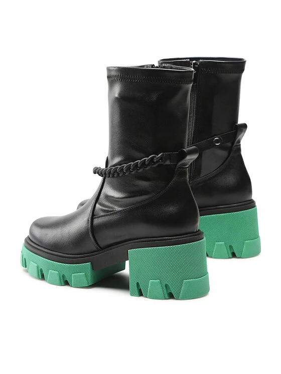 Karino Γυναίκες Biker Μποτάκια Μποτάκια 4477/076-F Μαύρο - Image 3