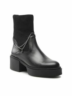 Karino Γυναίκες Biker Μποτάκια Μποτάκια 4402/076 Μαύρο