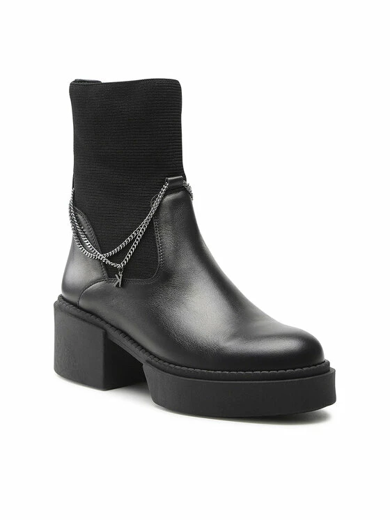 Karino Γυναίκες Biker Μποτάκια Μποτάκια 4402/076 Μαύρο