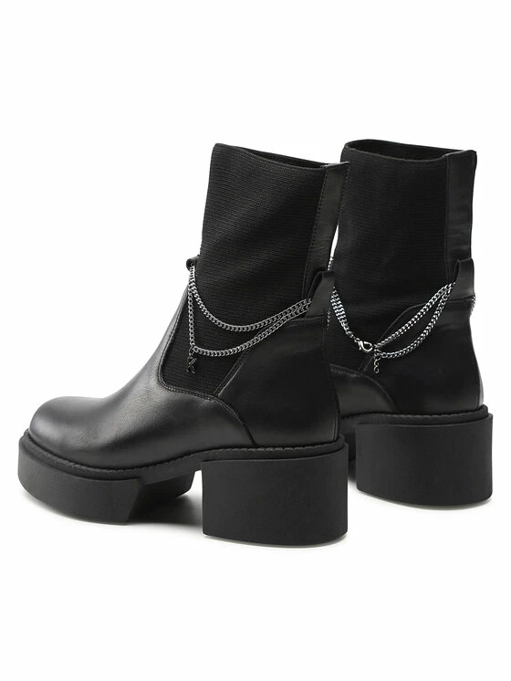 Karino Γυναίκες Biker Μποτάκια Μποτάκια 4402/076 Μαύρο - Image 3