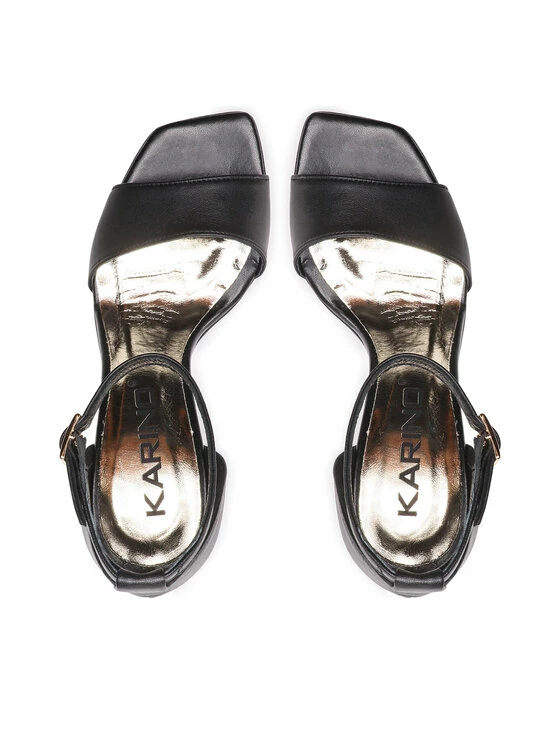 Karino Γυναίκες Σανδάλια 4108/076-P Μαύρο - Image 6