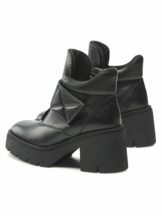 Karino Γυναίκες Biker Μποτάκια Μποτάκια 4485/076 Μαύρο - Image 3