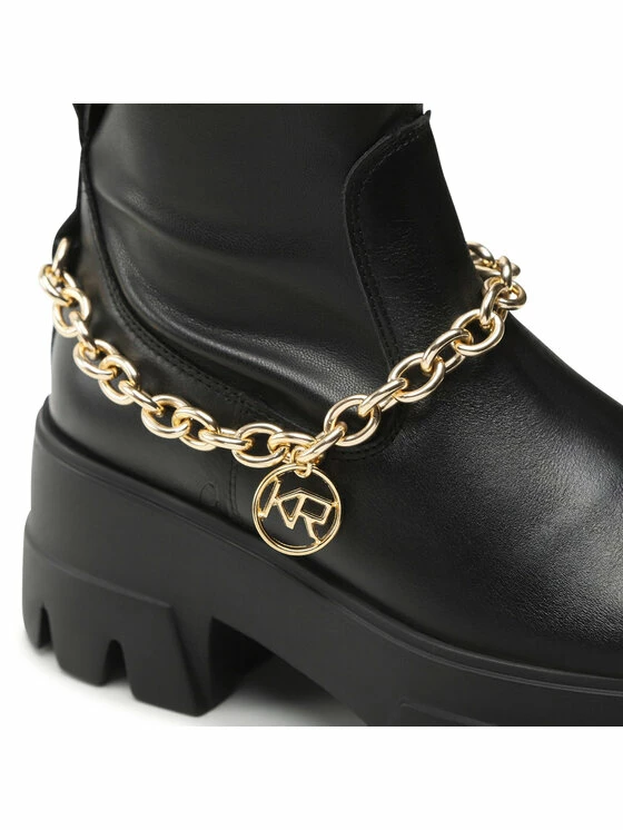 Karino Γυναίκες Μπότες πάνω από το γόνατο 4487/076 Μαύρο - Image 6