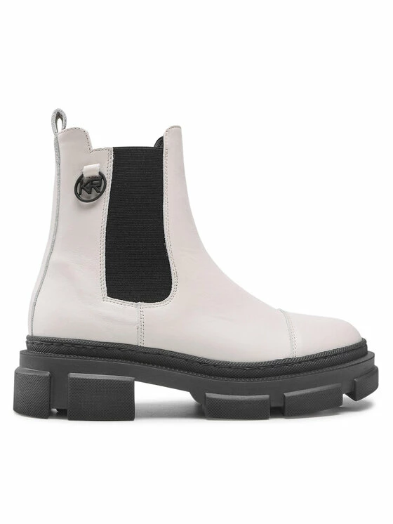 Karino Γυναίκες Chelsea Boots Μποτάκια με λάστιχο 4378/010-F Λευκό - Image 2