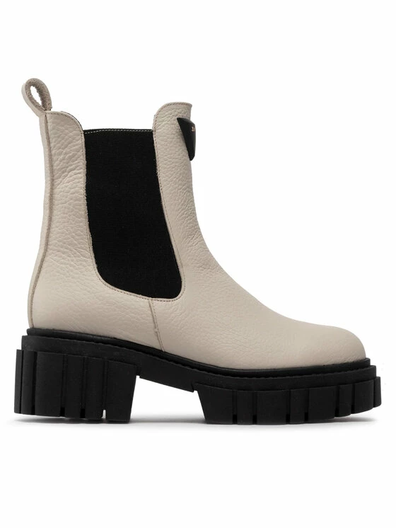 Karino Γυναίκες Biker Μποτάκια Μποτάκια 4316/001 Μπεζ - Image 2