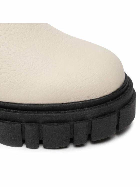 Karino Γυναίκες Biker Μποτάκια Μποτάκια 4316/001 Μπεζ - Image 5