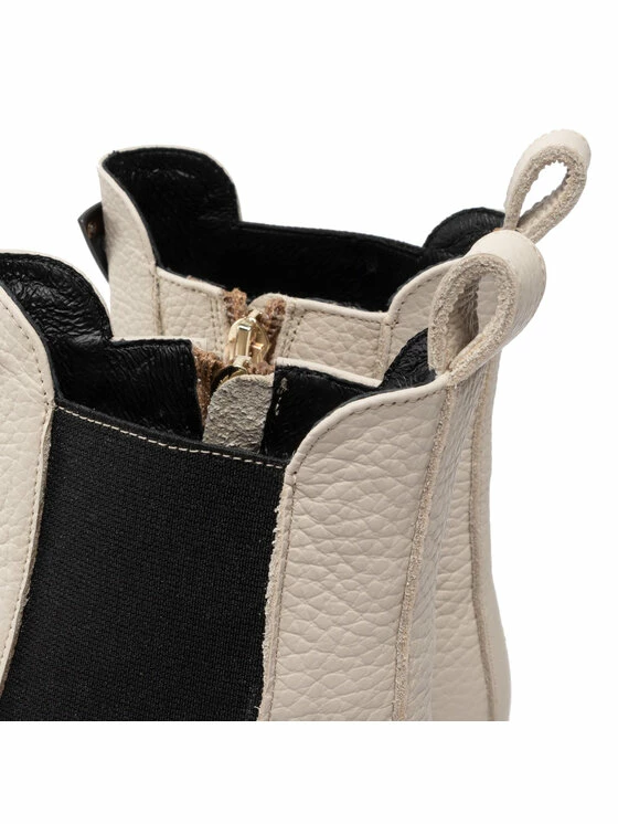 Karino Γυναίκες Biker Μποτάκια Μποτάκια 4316/001 Μπεζ - Image 6