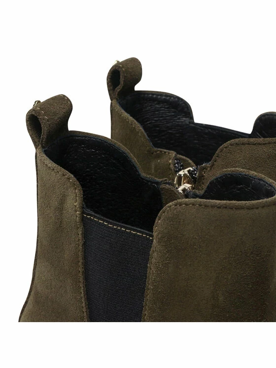 Karino Γυναίκες Biker Μποτάκια Μποτάκια 4502/066-P Χακί - Image 5