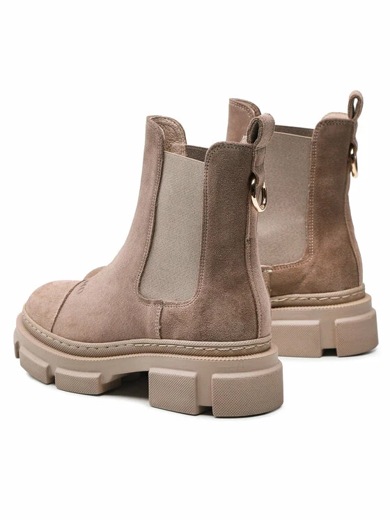 Karino Γυναίκες Biker Μποτάκια Μποτάκια με λάστιχο 4380/007-P Μπεζ - Image 3