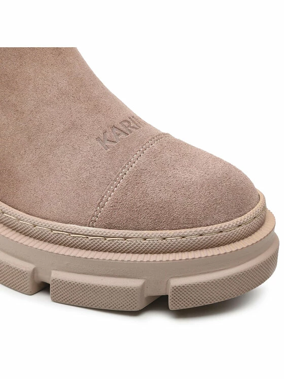 Karino Γυναίκες Biker Μποτάκια Μποτάκια με λάστιχο 4380/007-P Μπεζ - Image 6