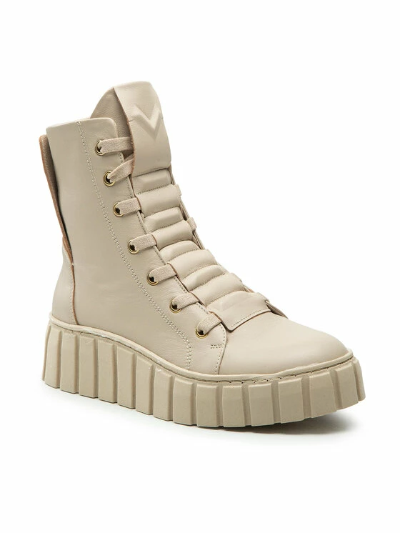 Karino Γυναίκες Biker Μποτάκια Μποτάκια 4478/001-P Μπεζ