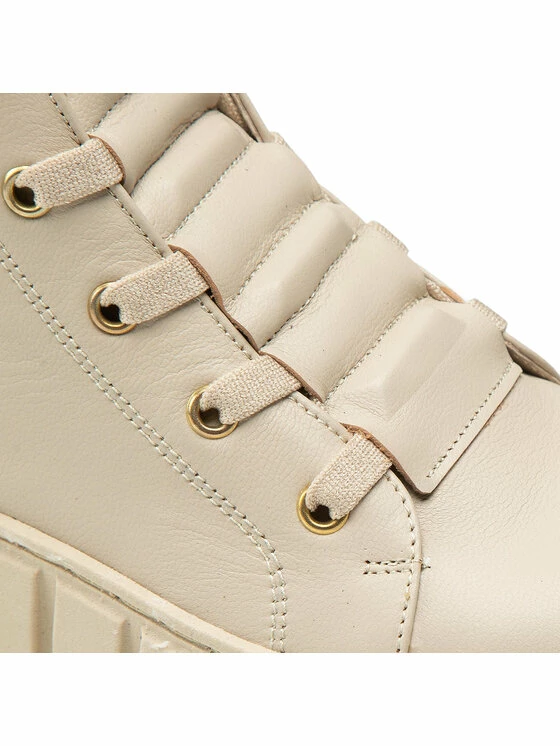 Karino Γυναίκες Biker Μποτάκια Μποτάκια 4478/001-P Μπεζ - Image 6