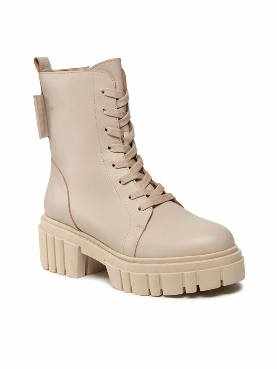 Karino Γυναίκες Biker Μποτάκια Μποτάκια 4338/001-F Μπεζ