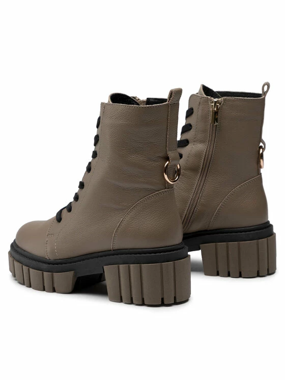 Karino Γυναίκες Biker Μποτάκια Μποτάκια 3967/008-F Καφέ - Image 3