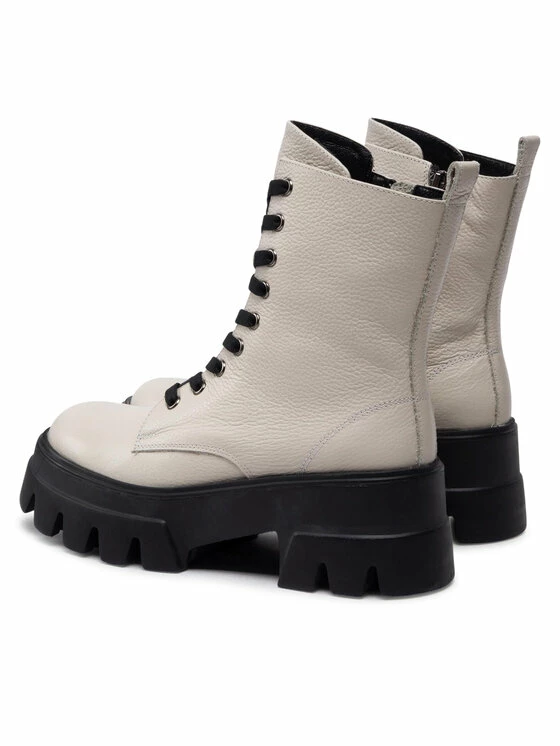 Karino Γυναίκες Biker Μποτάκια Μποτάκια 4403/010-F Μπεζ - Image 3