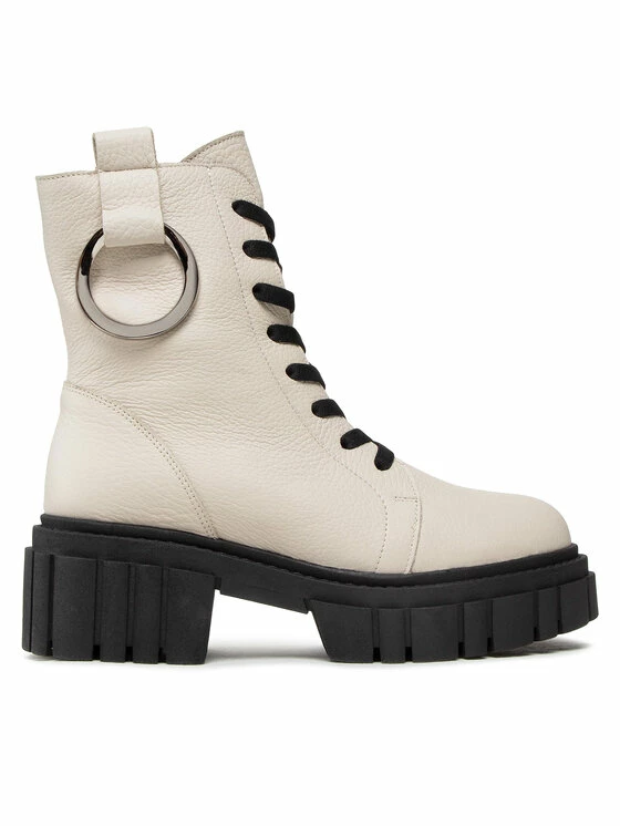 Karino Γυναίκες Biker Μποτάκια Μποτάκια 4419/010-F Λευκό - Image 2