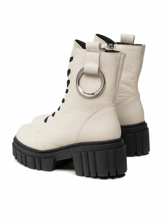 Karino Γυναίκες Biker Μποτάκια Μποτάκια 4419/010-F Λευκό - Image 3