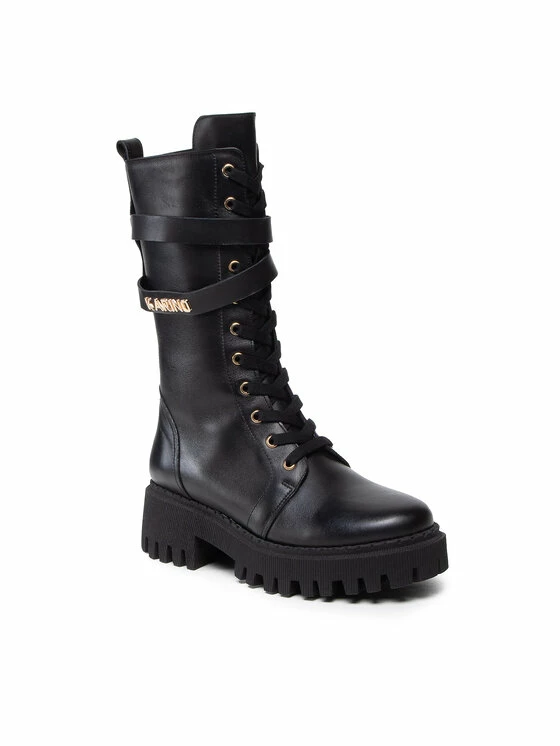 Karino Γυναίκες Biker Μποτάκια Μποτάκια 4450/076-F Μαύρο