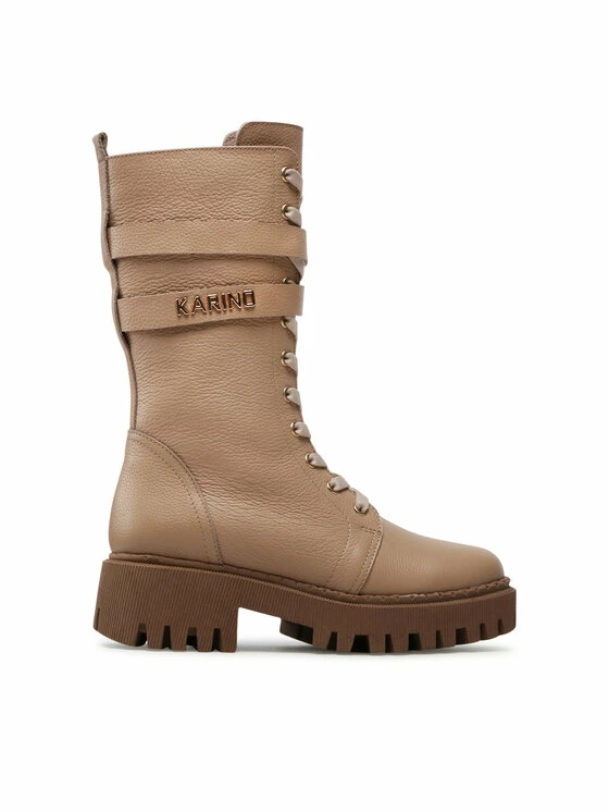 Karino Γυναίκες Ψηλά Παπούτσια Πεζοπορίας & Ορειβατικά Παπούτσια Ορειβατικά παπούτσια 4450/022-F Μπεζ - Image 2