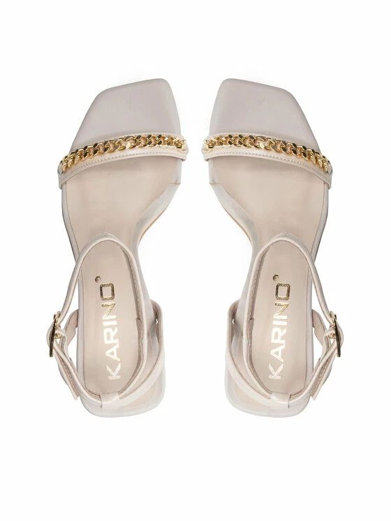 Karino Γυναίκες Σανδάλια 4312/001-P Μπεζ - Image 5