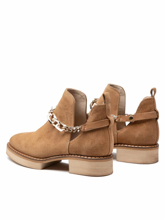 Karino Γυναίκες Biker Μποτάκια Μποτάκια 4227/005-P Καφέ - Image 3