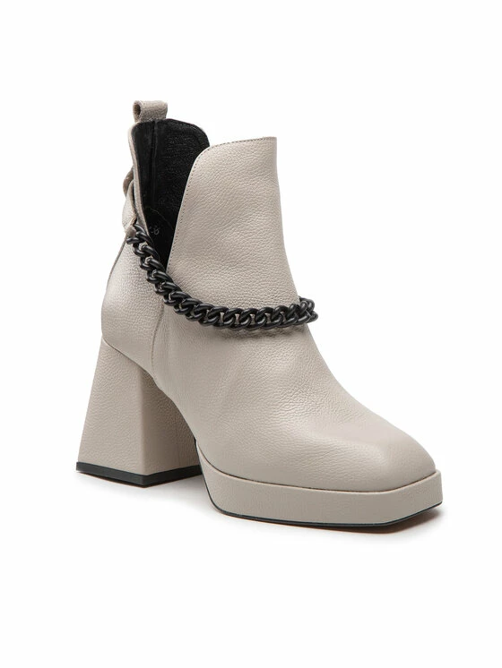 Karino Γυναίκες Biker Μποτάκια Μποτάκια 4455/001-P Μπεζ