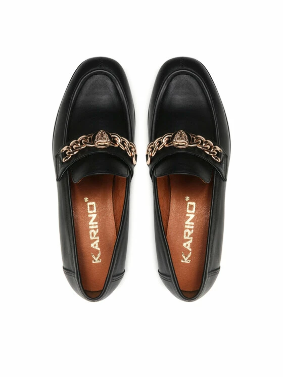 Karino Γυναίκες Κλειστά Παπούτσια Lords 4185/0076-P Μαύρο - Image 6