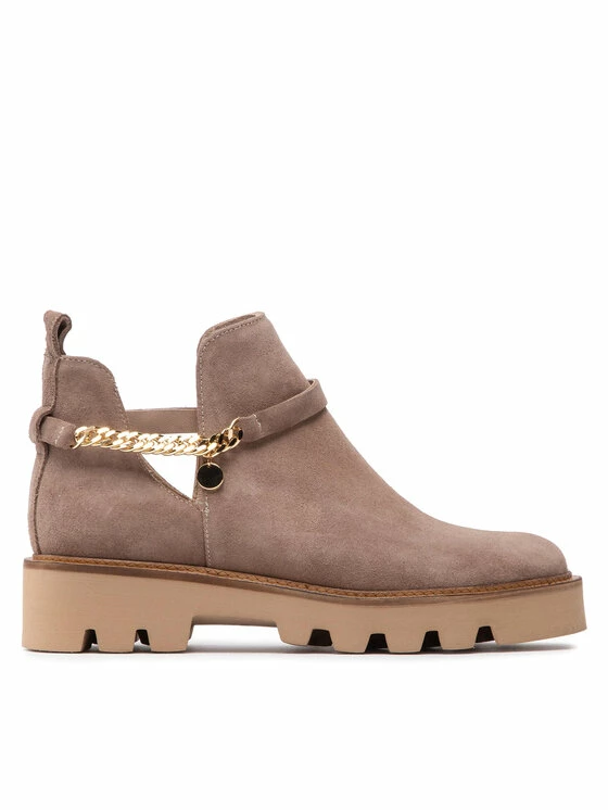 Karino Γυναίκες Biker Μποτάκια Μποτάκια 4176/022-P Μπεζ - Image 3