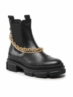 Karino Γυναίκες Biker Μποτάκια Μποτάκια με λάστιχο 4464/126-F Μαύρο