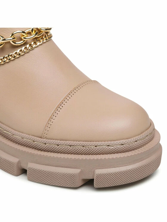 Karino Γυναίκες Biker Μποτάκια Μποτάκια με λάστιχο 4464/001-P Μπεζ - Image 6