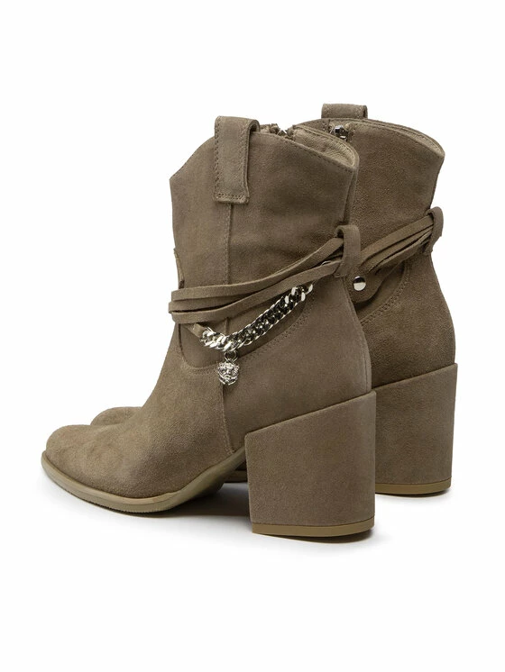 Karino Γυναίκες Biker Μποτάκια Μποτάκια 4278/008 Μπεζ - Image 3