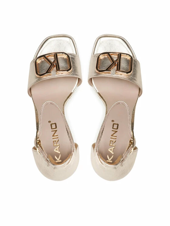 Karino Γυναίκες Σανδάλια 4213/074-P Χρυσό - Image 6