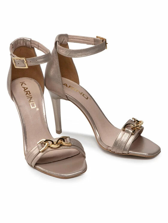 Karino Γυναίκες Σανδάλια 4061/074-P Χρυσό - Image 5