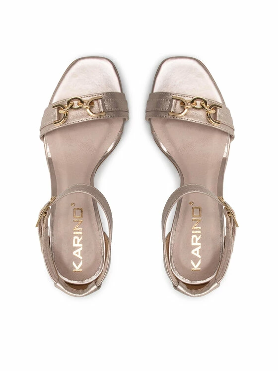Karino Γυναίκες Σανδάλια 4061/074-P Χρυσό - Image 6