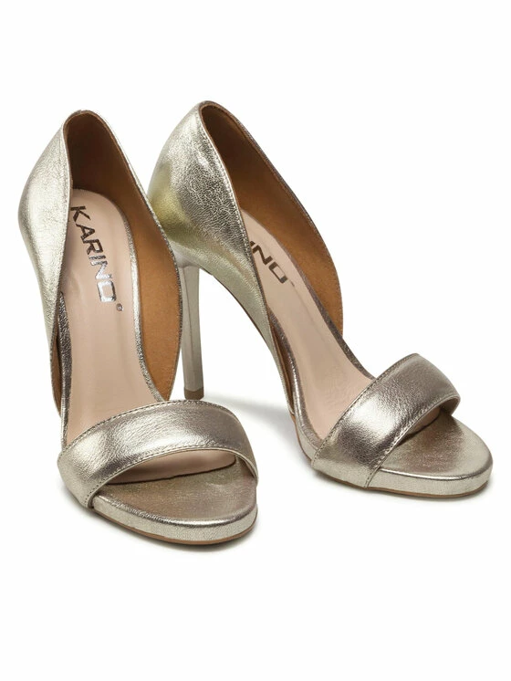 Karino Γυναίκες Σανδάλια 4121/074-P Χρυσό - Image 5