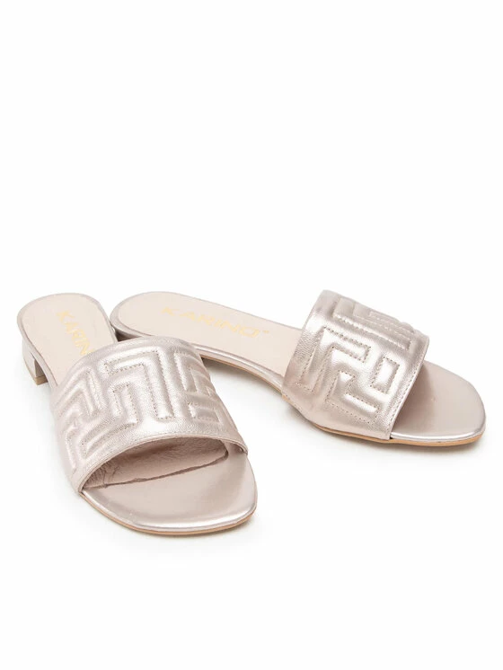 Karino Γυναίκες Παντόφλες 3839/074-P Χρυσό - Image 5