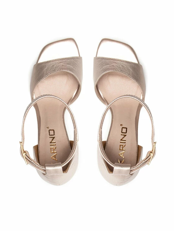 Karino Γυναίκες Σανδάλια 4110/074-P Χρυσό - Image 5