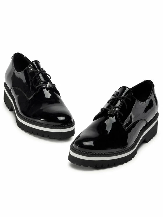 Karino Γυναίκες Κλειστά Παπούτσια Oxfords 3519/090-P Μαύρο - Image 5