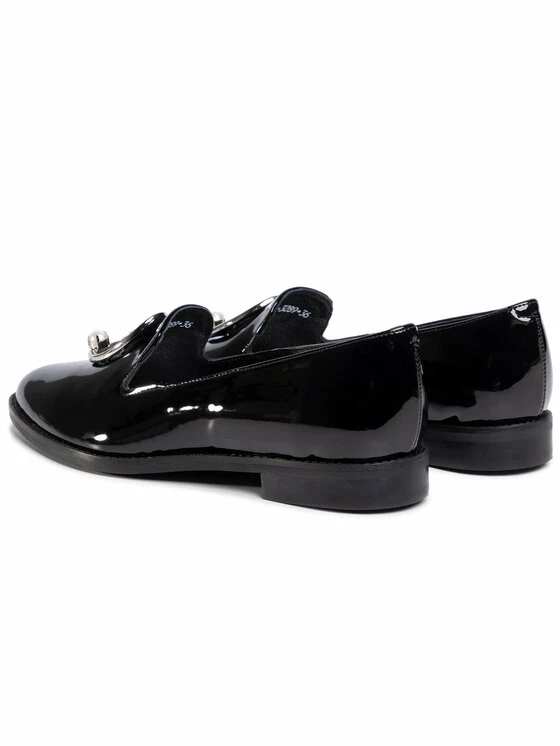 Karino Γυναίκες Κλειστά Παπούτσια Lords 3289/090-P Μαύρο - Image 3