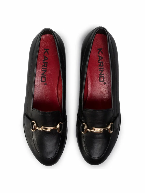 Karino Γυναίκες Κλειστά Παπούτσια Lords 3053/076-9 Μαύρο - Image 4