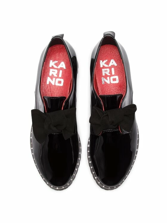 Karino Γυναίκες Κλειστά Παπούτσια Oxfords 2956/090-P Μαύρο - Image 5