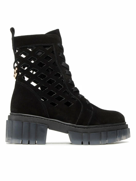 Karino Γυναίκες Biker Μποτάκια Μποτάκια 4041/003-P Μαύρο - Image 2