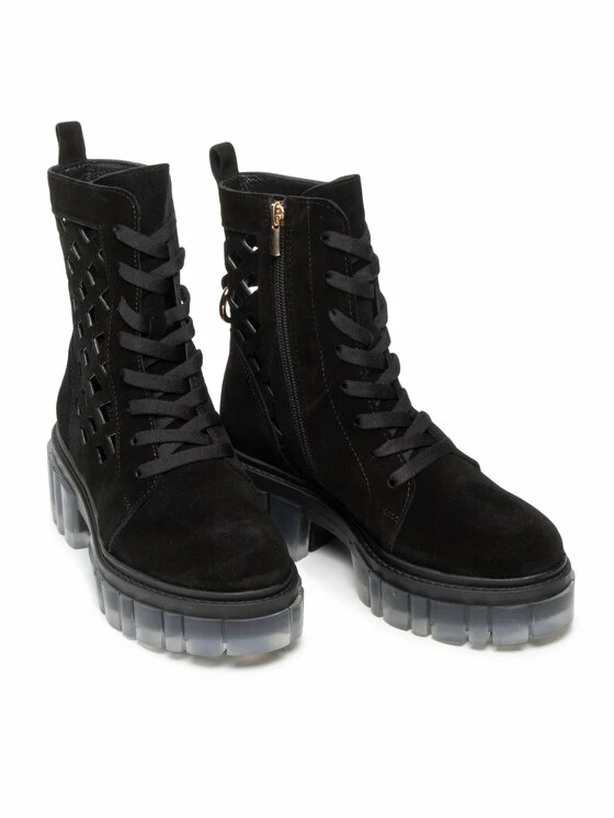 Karino Γυναίκες Biker Μποτάκια Μποτάκια 4041/003-P Μαύρο - Image 5