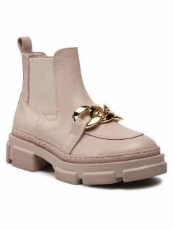 Karino Γυναίκες Biker Μποτάκια Μποτάκια με λάστιχο 4137/001-P Μπεζ